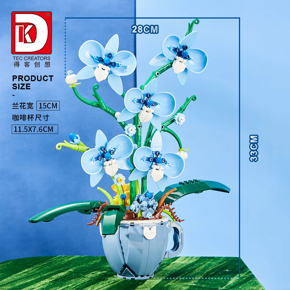 MOC Building Blocks Orchid Flo - Plant Parent Yearly recension och pris