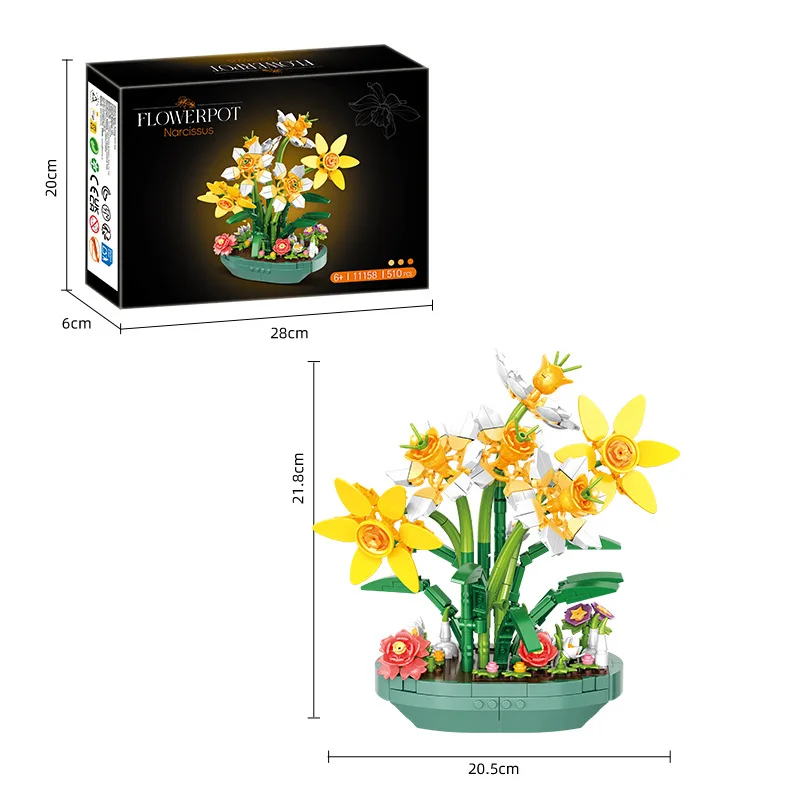 Preserved Daffodil Flower Pott - Plant Parent Yearly recension och pris